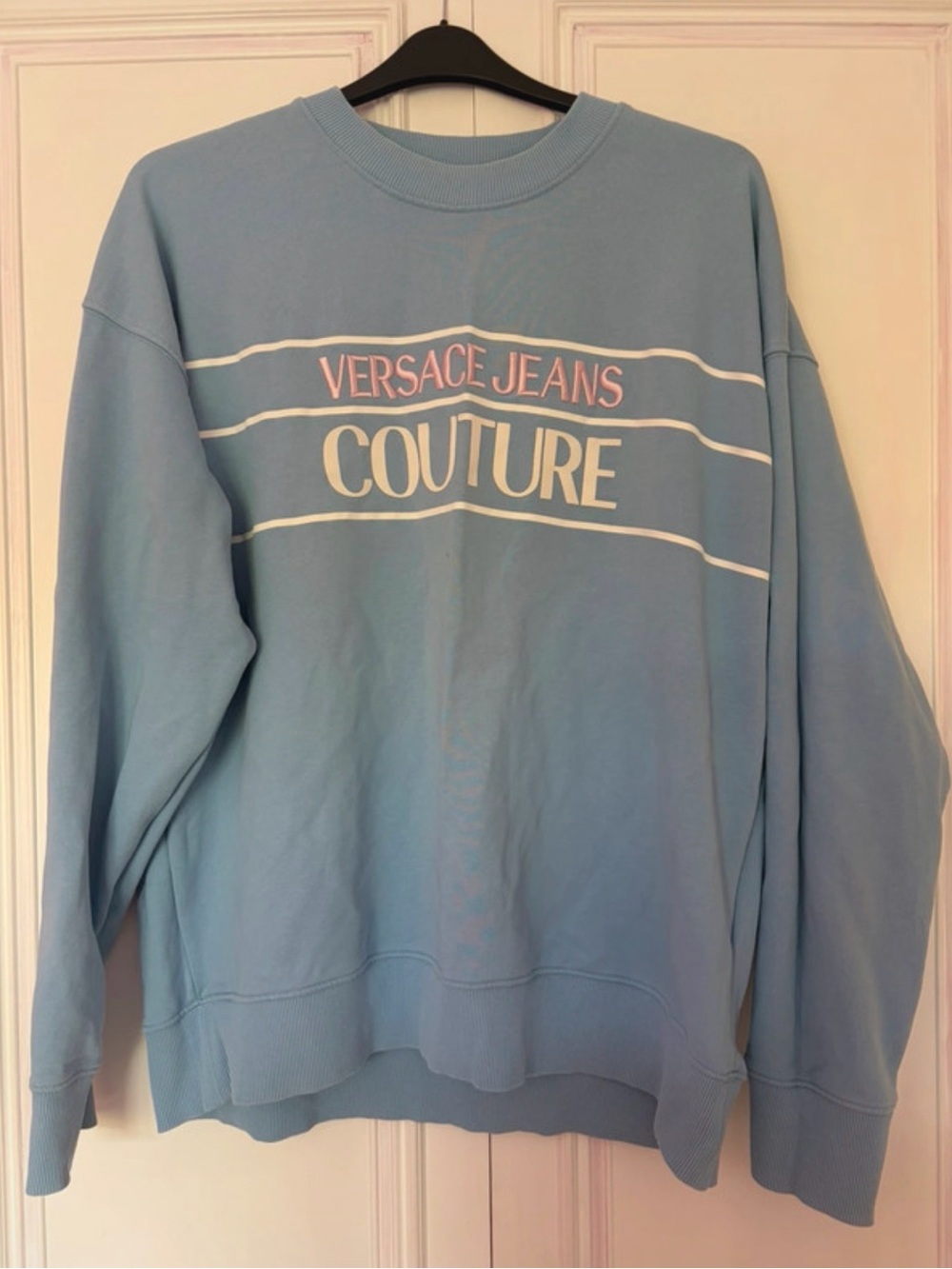 Men’s Rare Blue Versace Jeans Couture Sweater
